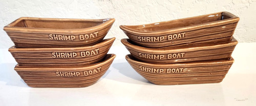 Mid century ceramic shrimp - ceramic,