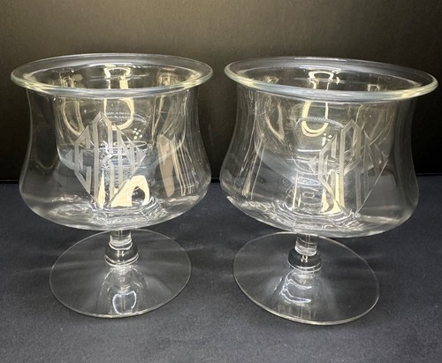 Vtg glass shrimp cocktail - glass,