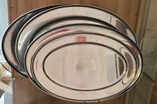 Stainless Steel Catering Oval