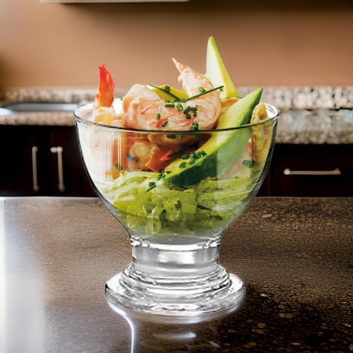 Glass prawn cocktail - cocktail, bowls